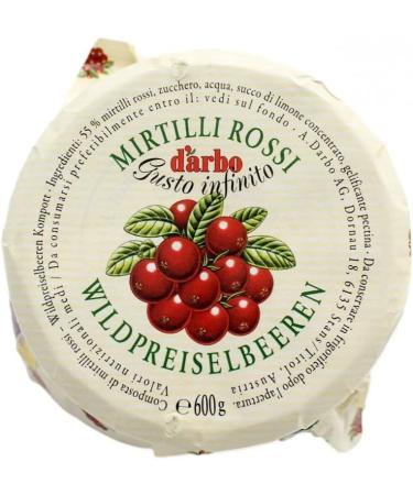 Darbo Wild Cranberries in Decorative Glass 600g - Buy Online on GoSupps.com