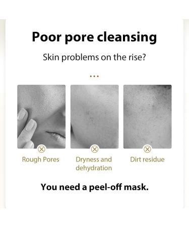  JPSDOWS Golden Snake Mask with Retinol | 100g Peel-Off Mask for Hydration Moisturizing and Cleansing. Absorbs oil detoxifies exfoliates brightens and improves skin radiance. Jpsdows - Buy Online on GoSupps.com