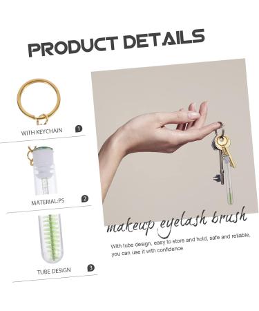 Beavorty 10 Pcs Keychain Mascara Brush Lash Lengthening Mascara Makeup Mascara Key Chains for Women Empty Mascara Tube and Wand Shiny Diamond Lash Empty Eyelash Brush Tubes Brighten - Buy Online on GoSupps.com
