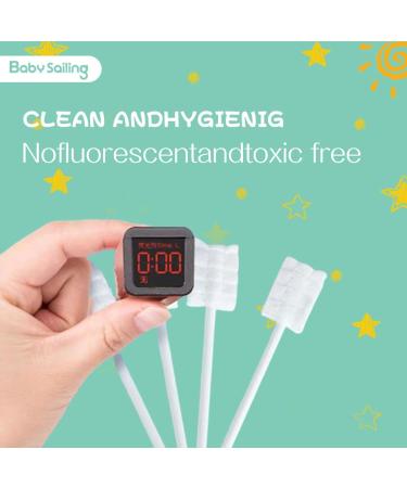 Fivetoo Mouth Cleaner for Newborns - Tongue Cleaner Toothbrush with Paper Handle 30-Piece Travel Set for Home & Outdoors - Buy Online on GoSupps.com