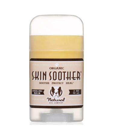 Natural Dog Company Skin Soother Stick (2 oz) | Healing Balm with Almond Oil, Lavender, Cocoa Butter, and Vitamin E | Hot Spot Treatment for Dogs | Allergy Treatment and Dry Skin Soother for Dogs 2oz Stick - Buy Online on GoSupps.com