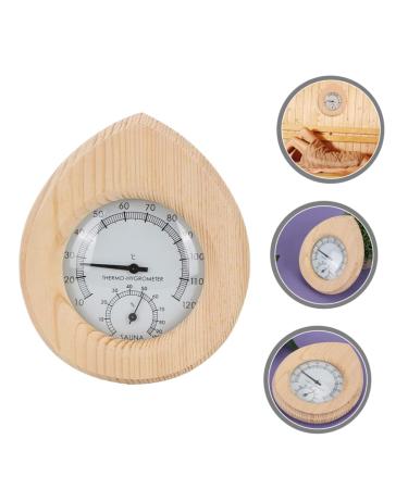 Yardwe Outdoor Thermometer - Hygrothermographer for Sauna & Kitchen | White Pine & Copper Indoor/Outdoor Measuring Device - Buy Online on GoSupps.com