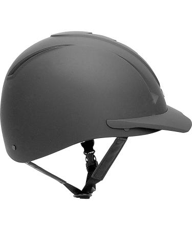 IRH Equi-Pro Matte Black Equestrian Helmet - Medium/Large (6 7/8) | Rear Side Ventilation & Washable | Horseback Riding Safety Gear - Buy Online on GoSupps.com