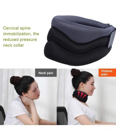 JLASDR Cervical Neck Support | Adjustable Soft Traction Device for Pain Relief & Posture Correction - Grigio - Buy Online on GoSupps.com