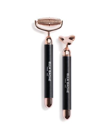 Ella Bach Ridoki Skin Activ Micro-Vibrant Facial Roller with Vibration and 2 Tips Activates metabolism improves blood circulation and relaxes muscles