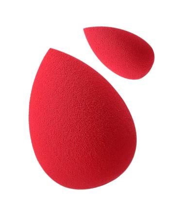 T4B KASH KI Red Teardrop-Shaped 2-Piece Makeup Sponge Set - Latex-Free Standard & Mini for Perfect Concealer Application | International Shipping Available - Buy Online on GoSupps.com