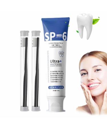 Ultra Probiotic Whitening Toothpaste Sp-6, Probiotic Whitening Toothpaste Sp-7, Ultra + Probiotic Whitening Toothpaste, Anti-Stain Toothpaste Whitening Teeth Sp-6 (Blue)