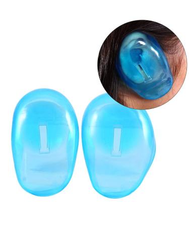 Ear cover 2PCs piece of ear protection ear protection adult shower ear protector against hair protectors waterproof hearing protection made of plastic anti-stain protection in front of hair dye for color treatments
