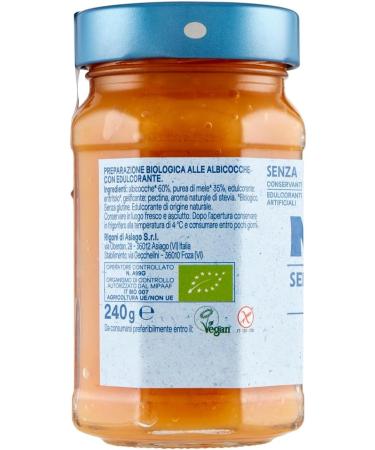 Italian Gourmet E.R. Rigoni di Asiago Nat Apricots Organic Apricot Jam without Added Sugar 240 g + Italian Gourmet Tomato Pulp 400 g - Buy Online on GoSupps.com