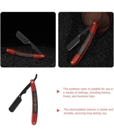 Premium Stainless Steel Men's Razor with Ebony Holder | Minkissy Shaving Accessories - Buy Online on GoSupps.com