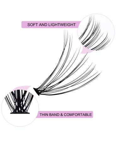 Bettybling 20D 0.07d Mixed Length Individual Cluster Lashes with Lower Lashes - Lightweight & Natural Looking | 12-14-16mm - Buy Online on GoSupps.com