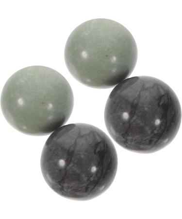 Frcolor 10 Sets Ball Marble Massage Device - Chinese Health Stress Relief Handballs & Rolling Massage Balls for Adults - Tension Relief Gem Tiles - Buy Online on GoSupps.com