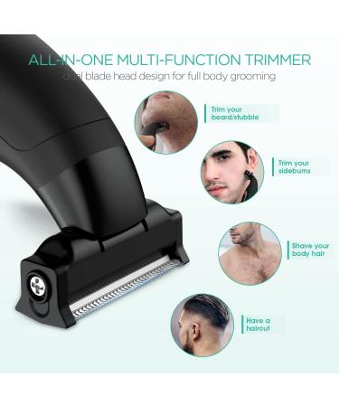 VOYOR Beard Trimmer Men Hair Clippers Cordless Rechargeable Adjustable with Lifetime Sharp Blades 120mins Run Time Waterproof TX100 - Buy Online on GoSupps.com