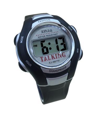 VISIOYO English Talking Watch Digital Sports Watch with Alarm 697TE