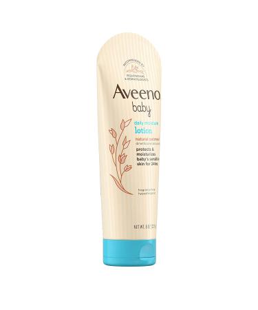 Aveeno Baby Daily Moisture Lotion with Natural Colloidal Oatmeal | Hypoallergenic & Fragrance-Free | 8 fl. oz - Buy Online on GoSupps.com