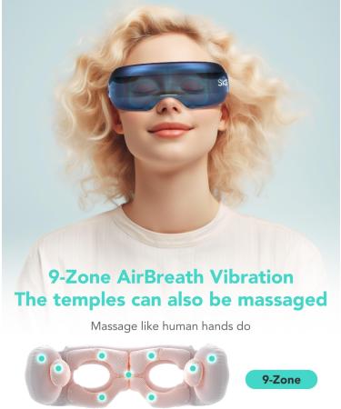 Buy SKG E3 PRO Eye Massager with Heat | Bluetooth & Music for Migraine Relief | Soothing Eye Care | Ideal Gift for Men & Women - Buy Online on GoSupps.com