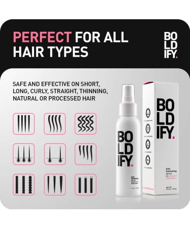 BOLDIFY Hair Thickening Spray - Instantly Thicken Hair - Stylist Recommended Volumizing Spray for Women & Men - Fine Hair Thickener - 8 oz - Buy Online on GoSupps.com