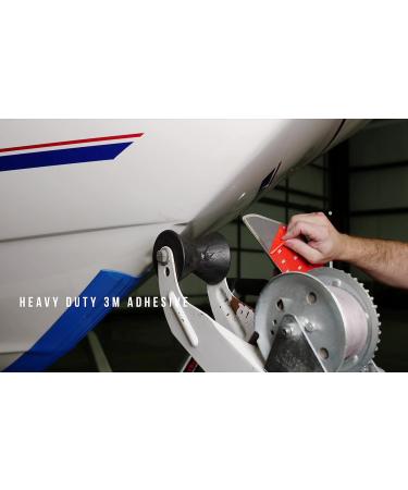 XL Megaware ScuffBuster Bow Guard for Boats - Stainless Steel Shield with 3M Adhesive - 9x8.75 in - Protects from Scuffs and Scratches - Buy Online on GoSupps.com