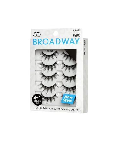Buy Broadway Lashes Multipack - 5 Pairs of Natural to Dramatic Strip False Eyelashes | International Shipping Available - Buy Online on GoSupps.com