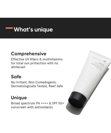 Face and Body Sunscreen | 50g Travel Size Face Sunscreen | Soft and Comfortable Non-Sticky Protection for Travel Beach Daily Boat Makeup Sports - Buy Online on GoSupps.com
