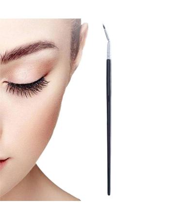 Angled Fan Eyelash Brush | 120 Degree Bent Eyeliner Brush | Angled Fan Eyelash Brush Eyelash Comb Cosmetic Brushes Eyelash Separator Bent Applicators for Detail Tosier