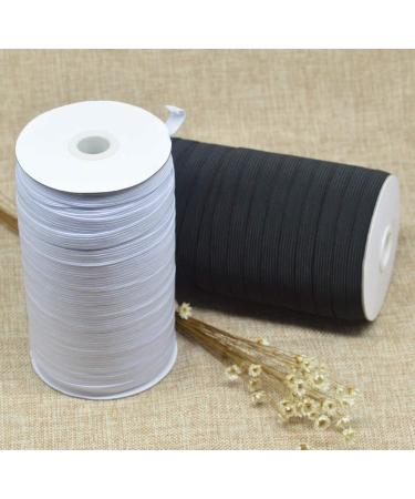 AK Trading Co. Braided Elastic 1/2 Wide - 144 Yards White | Elastic Band for Sewing & Crafting - Buy Online on GoSupps.com
