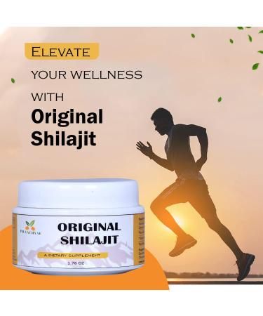 PRAACHYAE Pure SHILAJIT Organic Himalayan Resin 50gm | Digestive & Immune Support | Brain Focus | Energy Booster | Vegan | Fulvic Acid & Trace Minerals - Buy Online on GoSupps.com