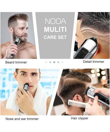 Professional Electric Hair Clippers - 3-in-1 USB Rechargeable Trimmer for Safe Hairstyling - Black - Buy Online on GoSupps.com