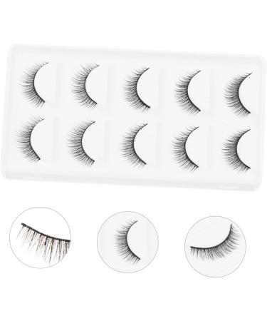 minkissy 10 Pairs Short False Eyelashes Handmade Eyelashes 3d Artificial Eyelashes Thick Cross Eyelashes 3d Fake Eyelashes Lashes Fake Lashes Extend 6d Artificial Fiber Cosmetic - Buy Online on GoSupps.com