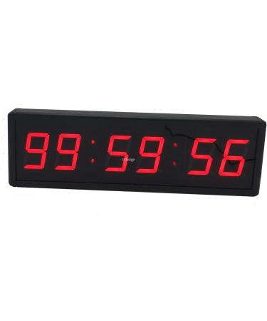 BTBSIGN 2.3 Digital Countdown Wall Clock with Remote - Large Stopwatch for Obstacle Racing - Buy Online on GoSupps.com