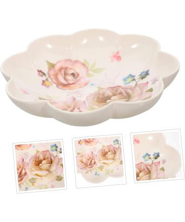 PRETYZOOM Snack Dish Dried Fruit Tray Dessert Tray Nut Candy Plate for Restaurant Household Melon Seed Plate 24X24X5.9CM As Shown 2 - Buy Online on GoSupps.com