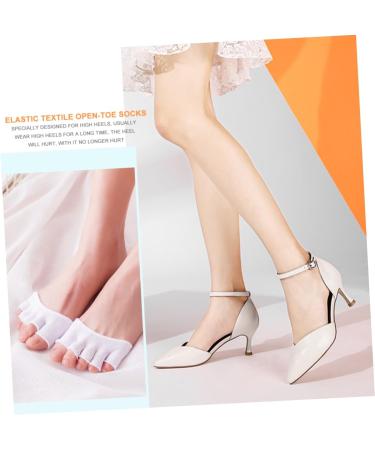 Tovinanna 16 Pairs Cotton Socks for Women & Men | Elegant Toe-Topper Half Socks for Sandals & Sneakers | Comfort & Style in Block Heels - Buy Online on GoSupps.com