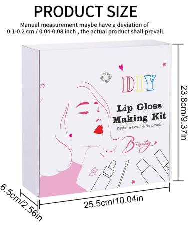  G n rique DIY Lip Gloss Making Kit - DIY to Create Your Own Lip Cream - Moisturizing and Handmade Set for Beginners | Beginners and Enthusiasts - Buy Online on GoSupps.com
