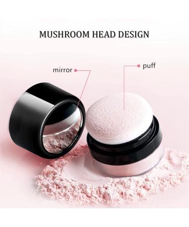 Silky Smooth Coral Red Loose Powder Blush Cushion with Puff - High Pigmented & Easy to Blend | Natural Face Blush for Cheeks - Buy Online on GoSupps.com