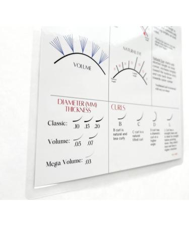 Beginner & Wispy Eye Shape Lash Map Charts Bundle - Buy Online on GoSupps.com