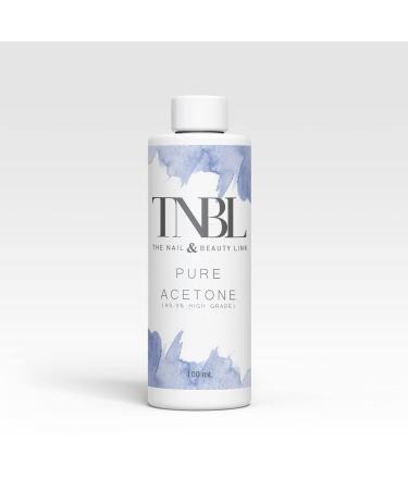 TNBL 100% Pure Acetone Nail Polish Remover UV/LED GEL Soak Off (100ml) Soak Off/Remove Gel Polish Acrylic Nails Gel Extensions 100 ml (Pack of 1)