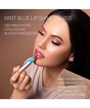 Buy Dr. Mintcheva Mint Lip Gloss - Blue Lip Shine Pearls for Natural Lip Plumping & Instant Teeth Whitening (4ml) - Best International Shipping - Buy Online on GoSupps.com