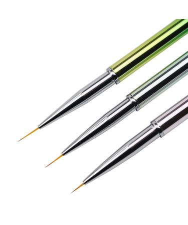 3pcs Nail Art Draw Line Pen Set | Professional Dotting Tools for Fashion Design | Perfect for Manicure & DIY Nail Art - Buy Online on GoSupps.com