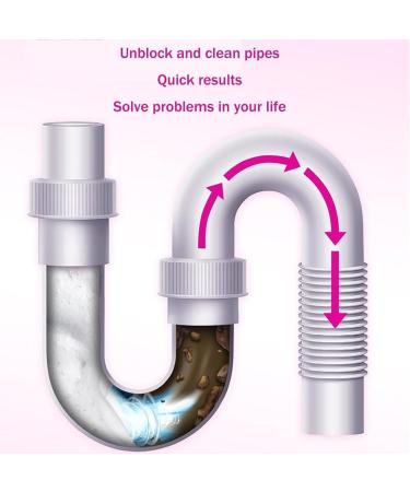 Yugou Drain Cleaner Yugou Foaming Drain Cleaner Drain Cleaner Foam Pipe Dredging Agent Foaming Sink Drain Cleaner Drain Clog Remove Cleaner Clog Remover for Kitchen Drain (2PCS) - Buy Online on GoSupps.com