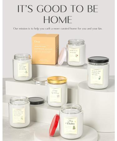 Candles Gift Set for Women - BOYUJK Scented Candles with Blessing Tags, Perfect for Birthday, Christmas, or Any Occasion - 260g Mum Gifts - Buy Online on GoSupps.com