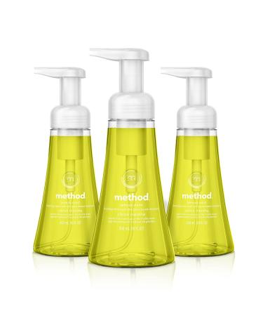 Method Foaming Hand Soap, Lemon Mint, 10 oz, 3 pack, Packaging May Vary Lemon Mint 10 Fl Oz (Pack of 3)