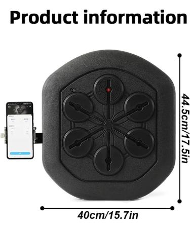 FAJOME Wall-Mounted Bluetooth Music Target Boxing Machine for Home Exercise and Stress Release - Buy Online on GoSupps.com