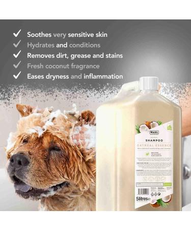Wahl Showman Oatmeal Essence Shampoo - 5L Unisex - Gentle Cleansing for All Coat Types | WHL0097 - Buy Online on GoSupps.com