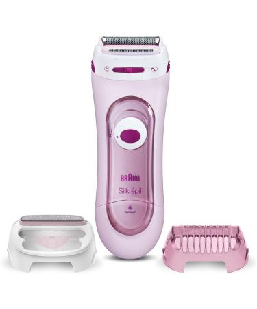 Brown Silk- pil 5360 Women's Electric Shaver - 3-in-1 Razor Trimmer & Peeling System - Wet & Dry - Perfect Gift for Women - Pink - Buy Online on GoSupps.com
