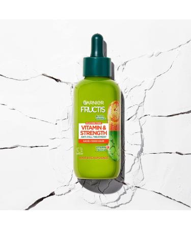 Garnier Fructis Vitamin & Forza Anti-Stain Fortifying Treatment for Hair Fragitres & Rubbing Objects Arcchie Formula with Hair Vitamins 10 Volts Stronger 125 ml - Buy Online on GoSupps.com
