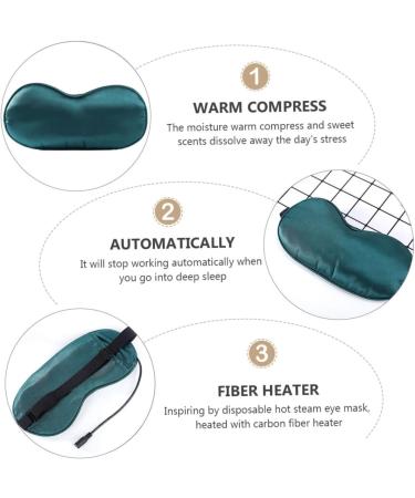 Beavorty 2 Sets USB Moxa Eye Silk Eye Eyelid Ice Timing Eye Dry Eye Steaming Sleeping Clay Eyeshades Eye Patch Heated Eye Electric Heating Eyepiece - Buy Online on GoSupps.com