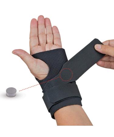 Comfort Cool Ulnar Booster Support Provides Compression for Ulnar Sided Wrist Pain. TFCC Tear Triangular Fibro-Cartilage Complex Injuries  Tendonitis or Repetitive Use Injury. Right Medium in Black Medium (Pack of 1) Rig...