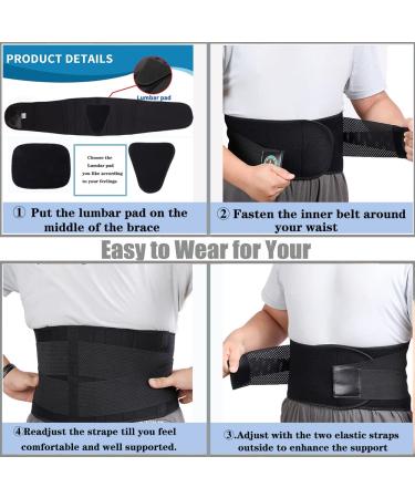 Posture Corrector for Women | Adjustable Lumbar Support Belt for Back Pain Relief | XX-Large Back Brace - Buy Online on GoSupps.com