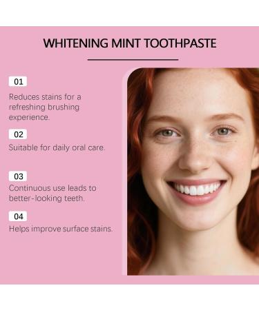 Mint Toothpaste - Removes Tooth Odors Provides Cooling & Soothing Sensation Has Mint Scent(4pcs) - Buy Online on GoSupps.com