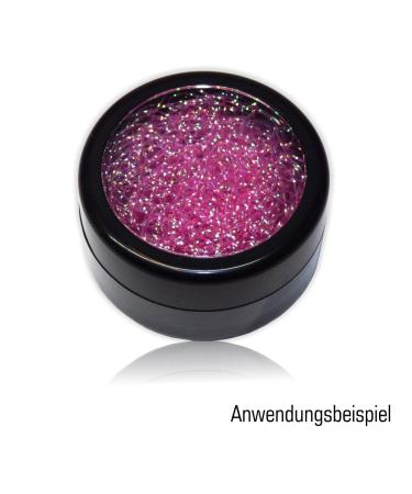 Buy 10 x Empty Black Nail Art Jars (10ml) with Viewing Window & Screw Cap - Perfect for Storage | International Shipping Available - Buy Online on GoSupps.com